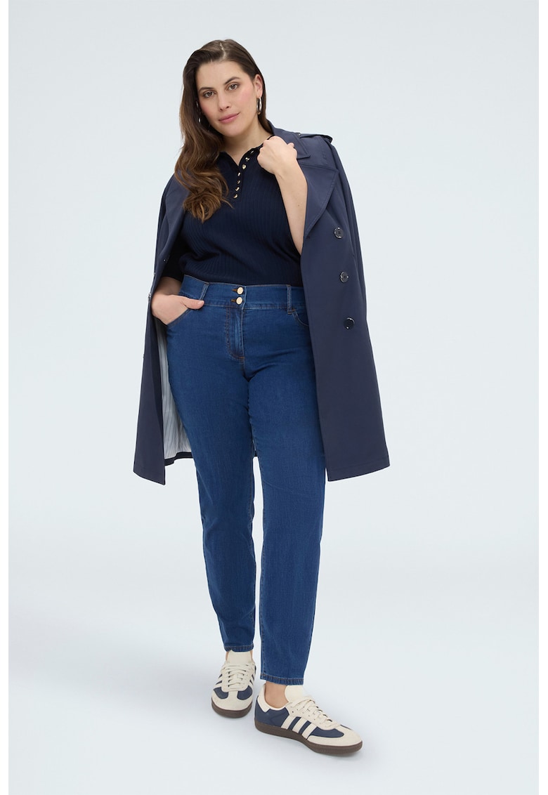 Blugi slim fit - Albastru inchis