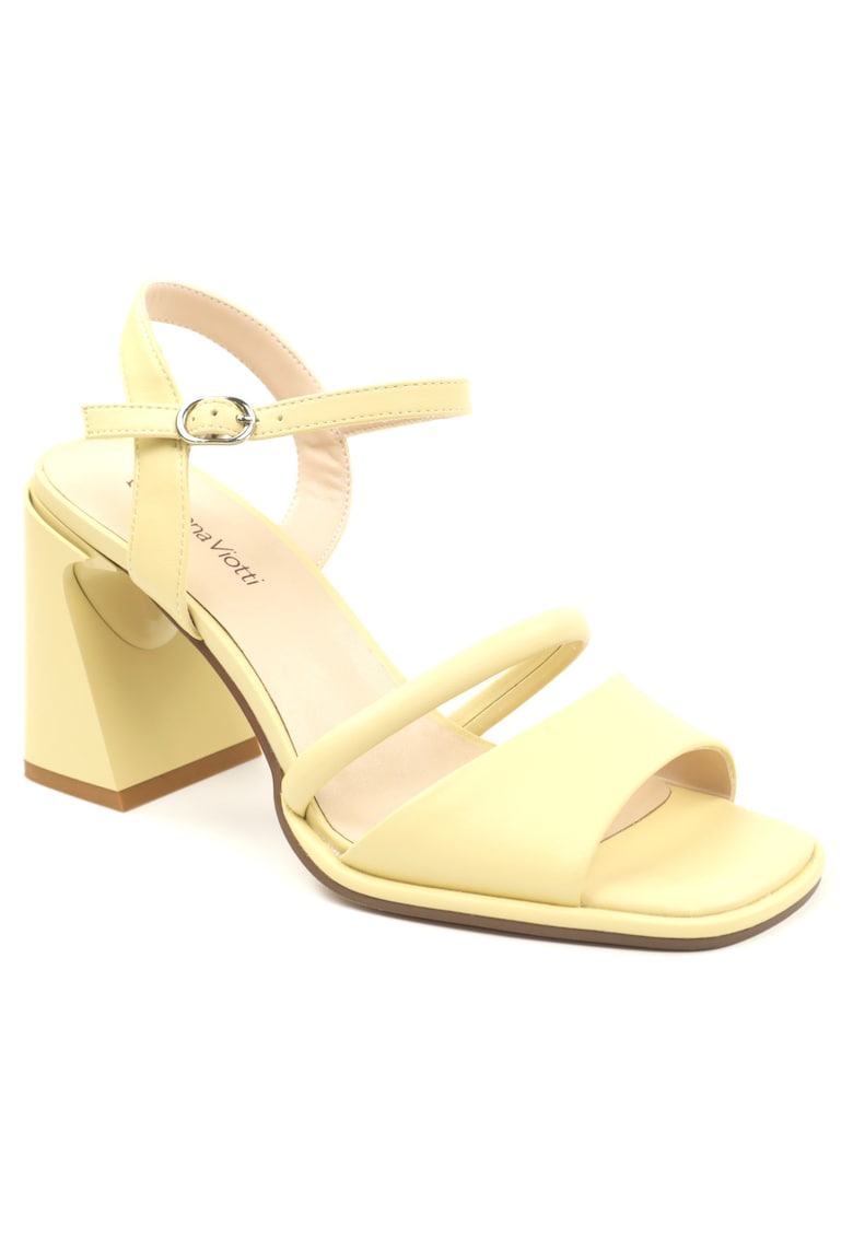 Sandale dama piele naturala D106 50122 RS365V - Galben