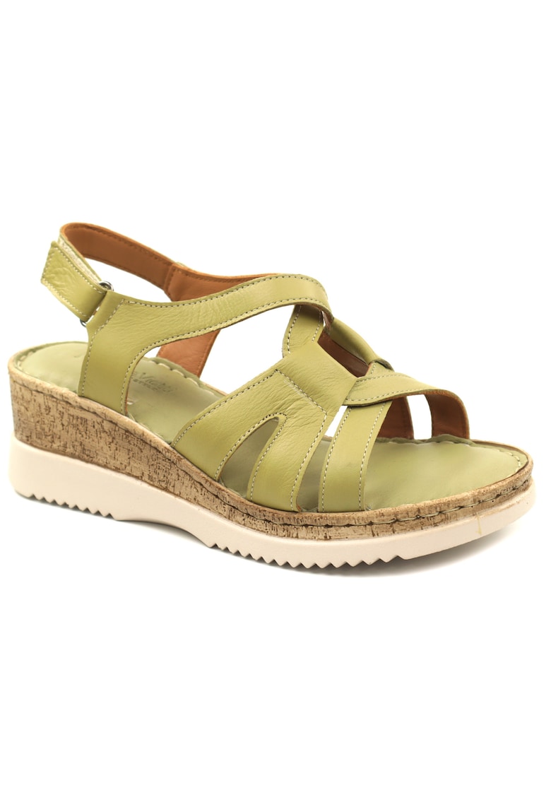 Sandale dama piele naturala D72 717 - Verde