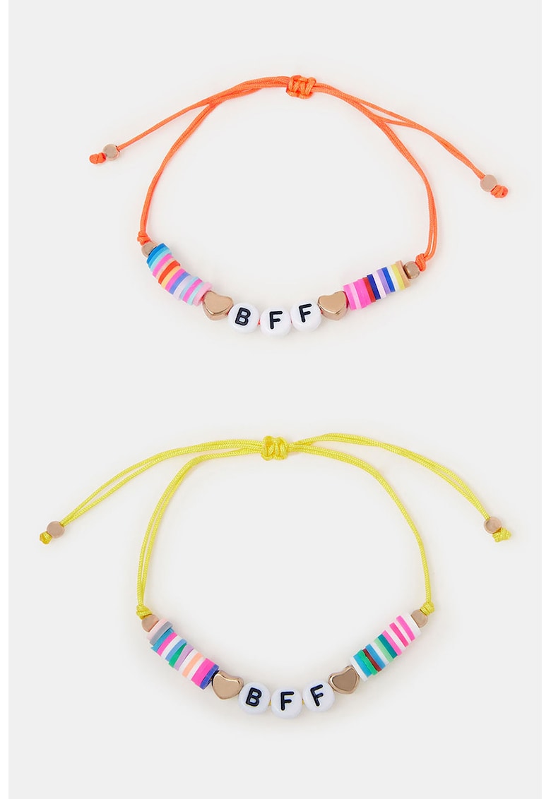 Set de bratari BFF - 2 piese - Multicolor