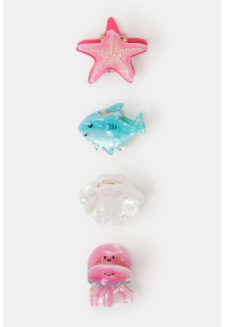 Set de clame de par Aquatic - 4 piese - Multicolor