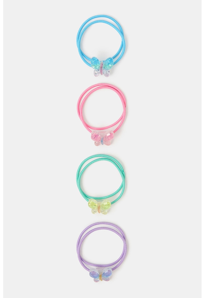 Set de elastice de par - 8 piese - Multicolor