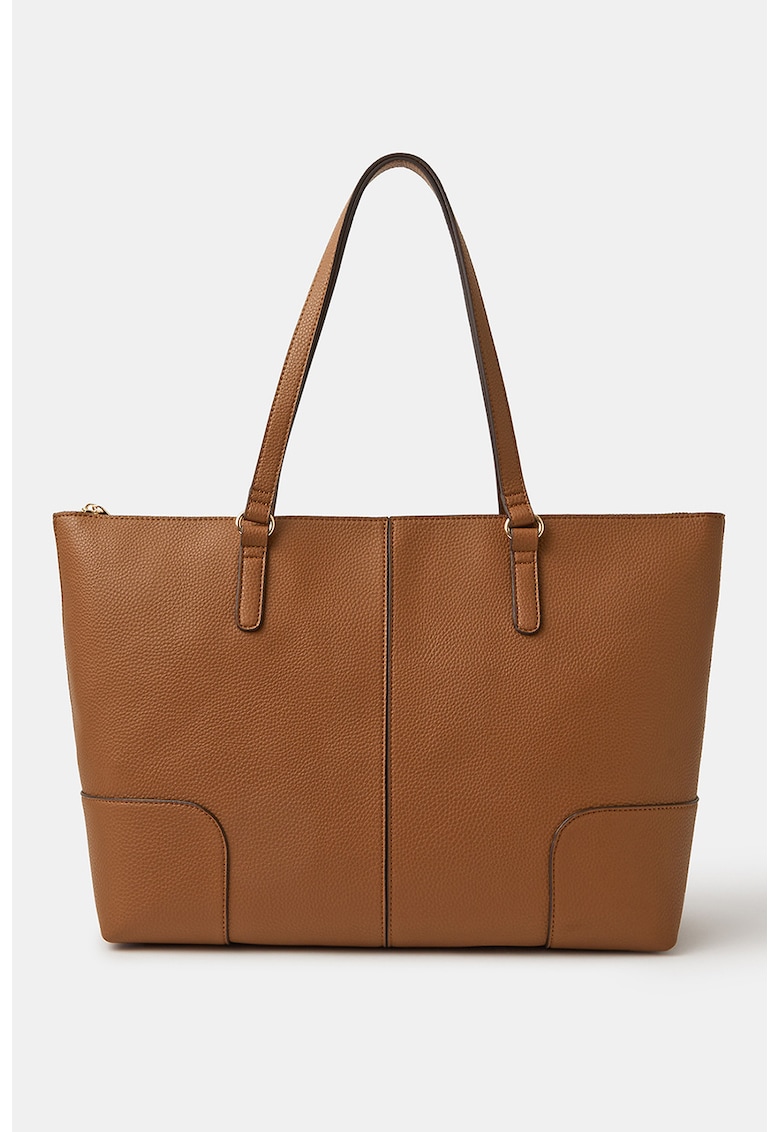Geanta tote din piele ecologica - Caramel