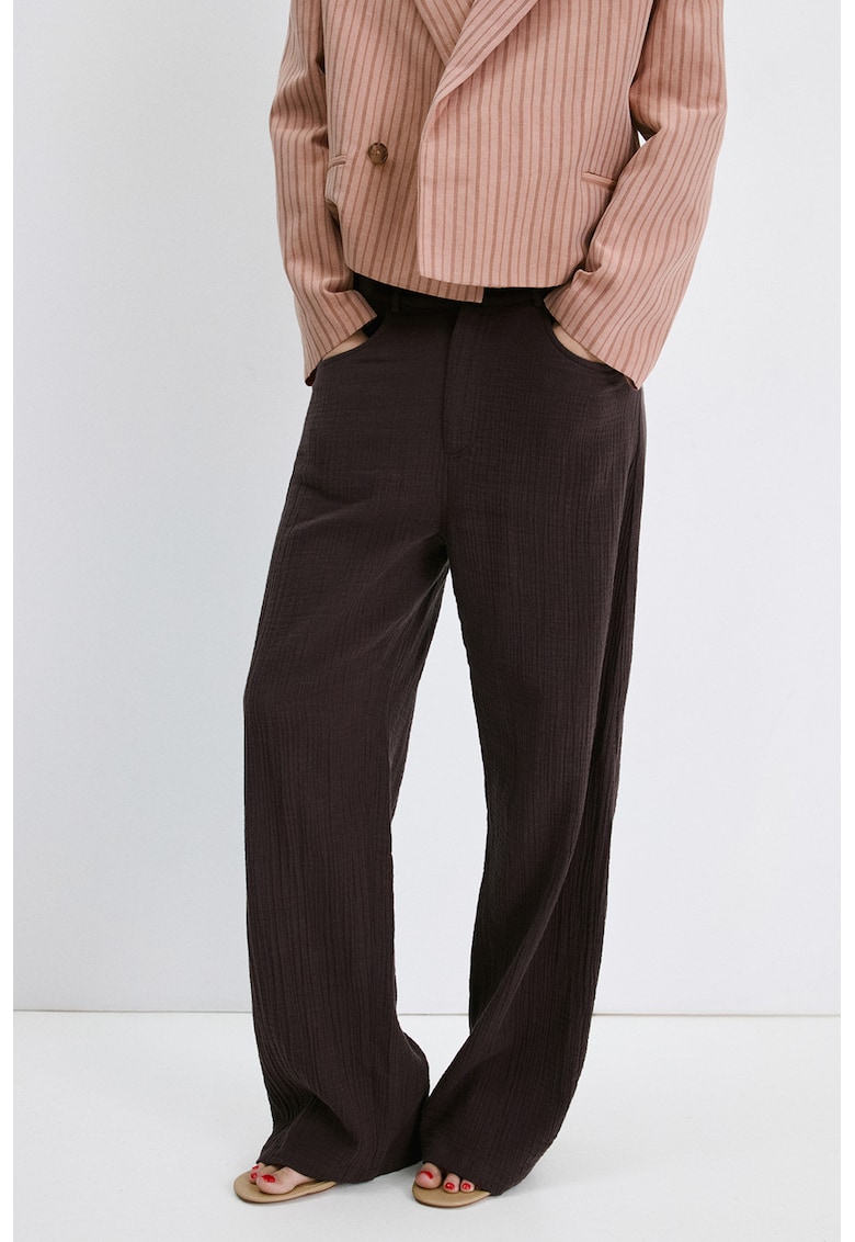 Pantaloni ampli - Maro inchis