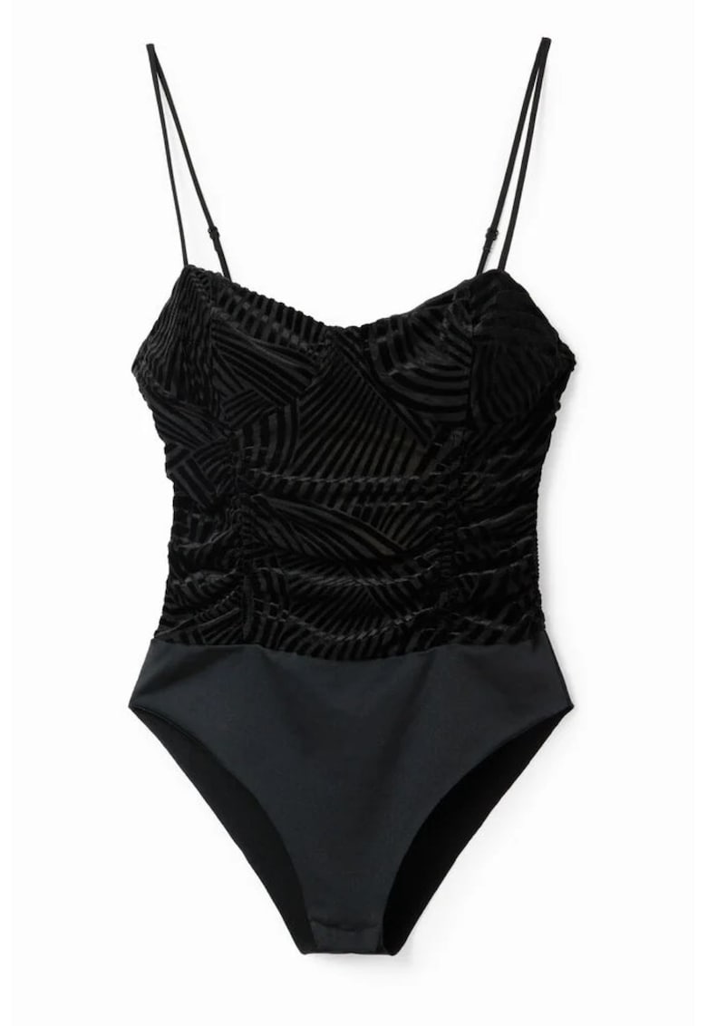 Body din catifea cu bretele subtiri Damski -