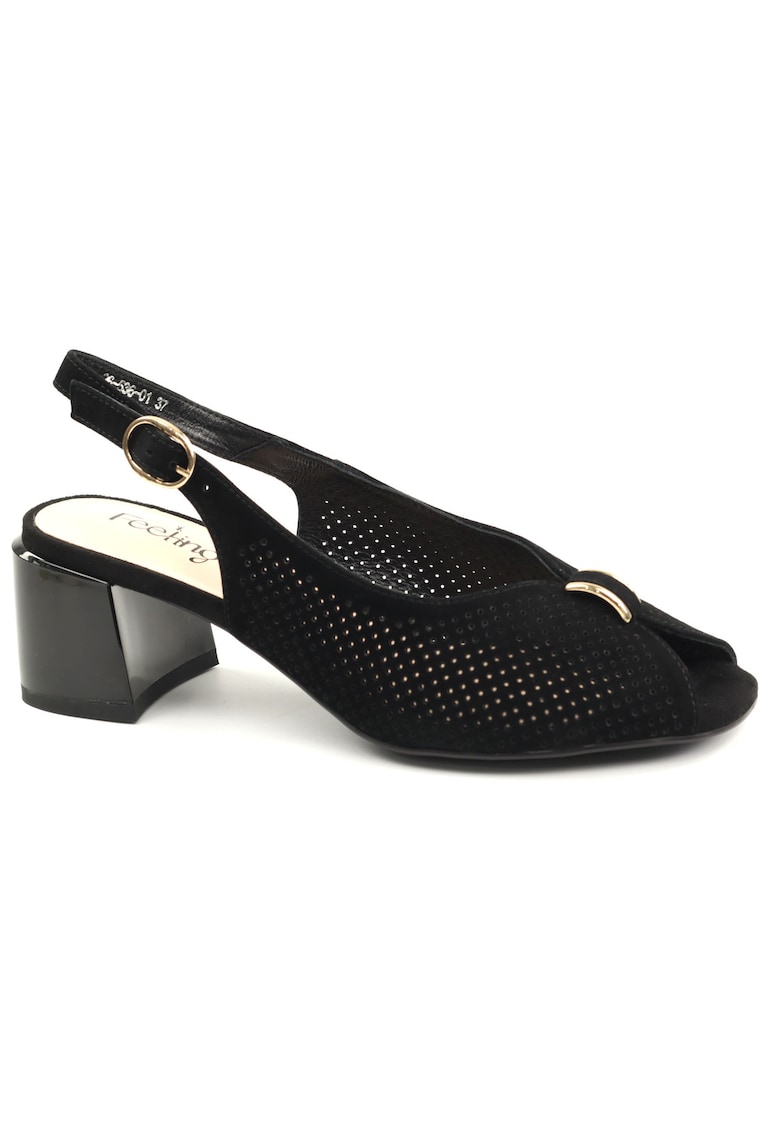 Sandale dama piele naturala 26 536 01 - Negru