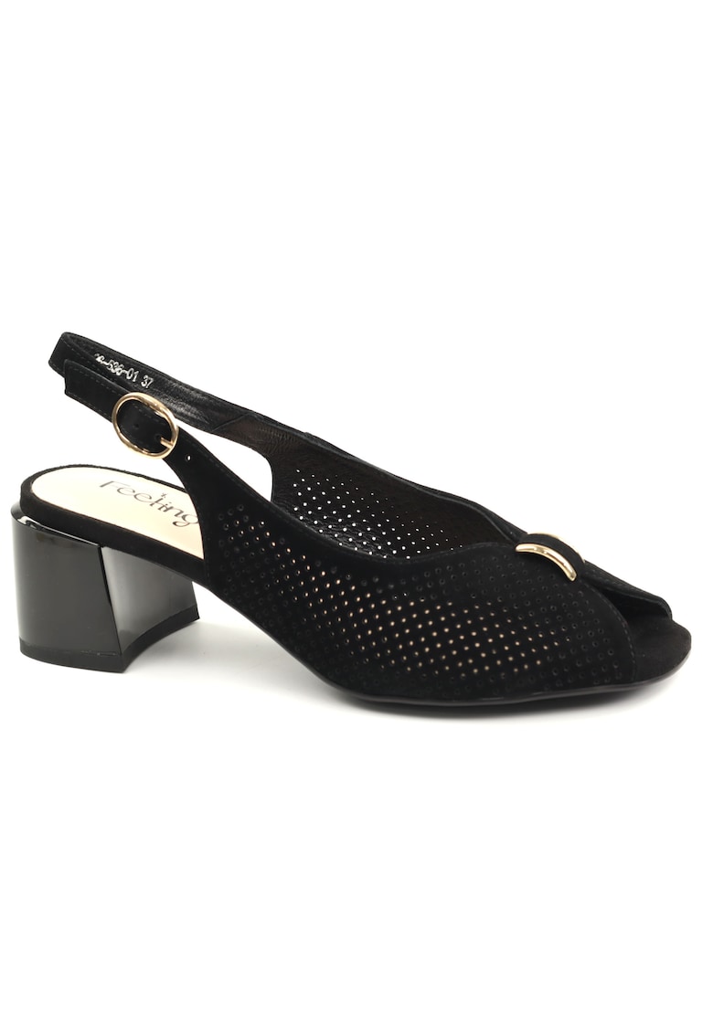 Sandale dama piele naturala 26 536 01 - Negru