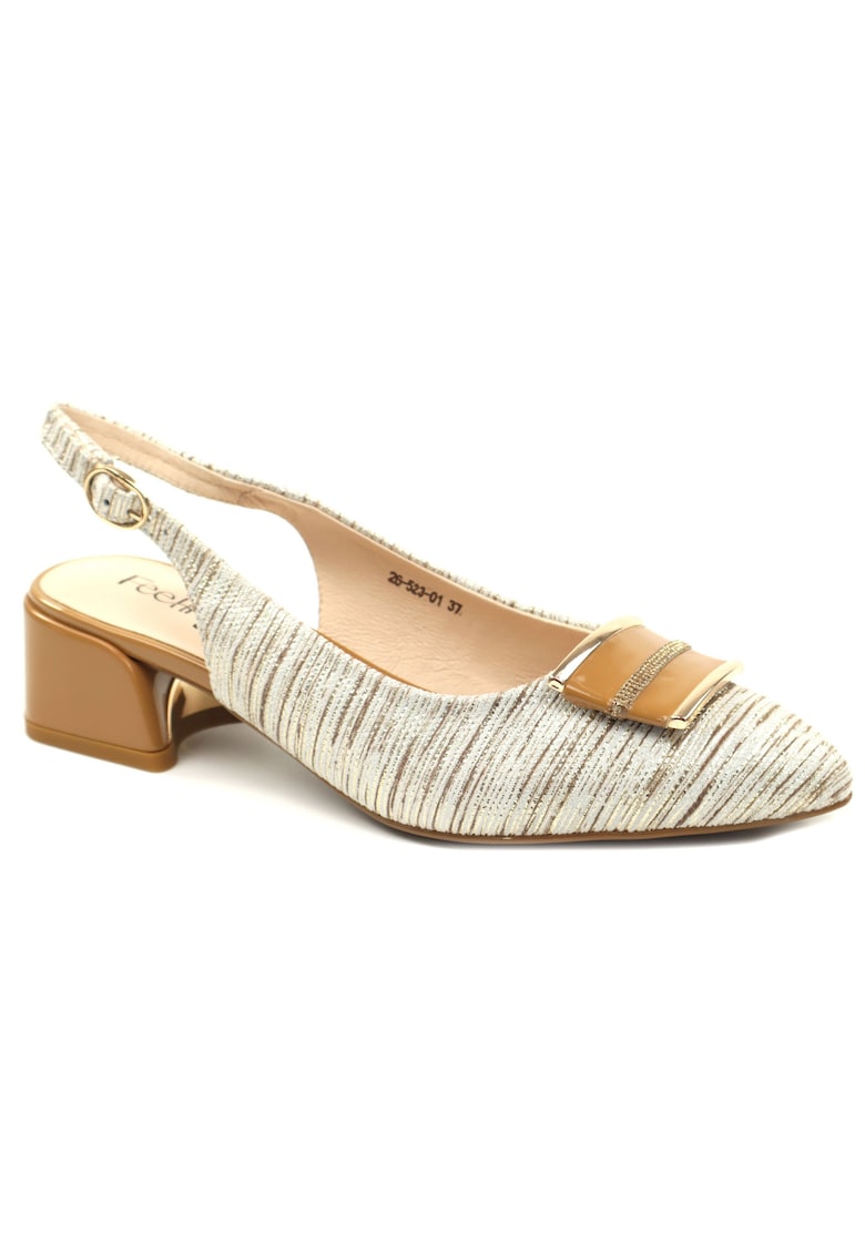 Sandale dama piele naturala 26 523 01 - Auriu