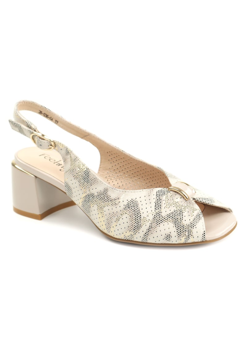 Sandale dama piele naturala 26 536 04 - Argintiu