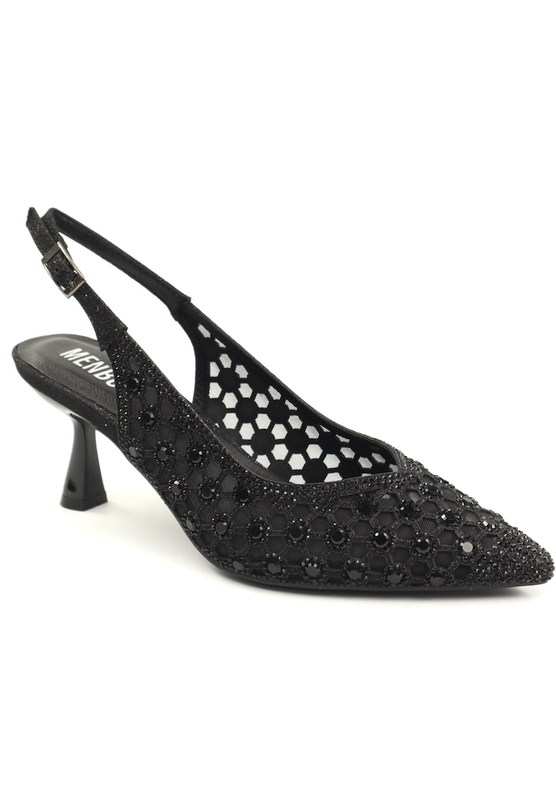 Pantofi dama decupati AM728 - Negru