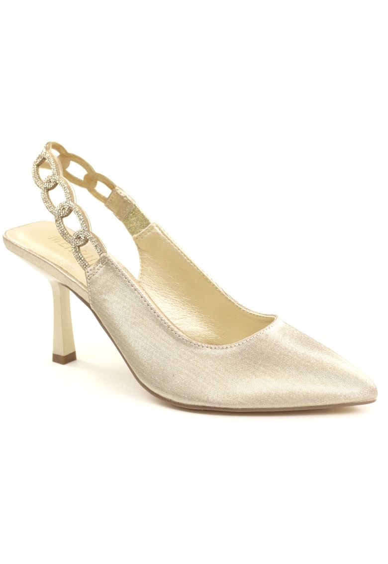 Pantofi dama decupati AM724 - Auriu
