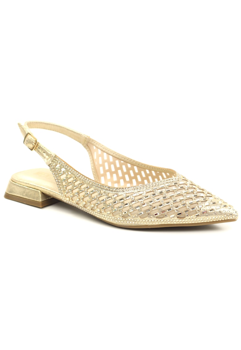 Pantofi dama decupati AM72300 - Auriu