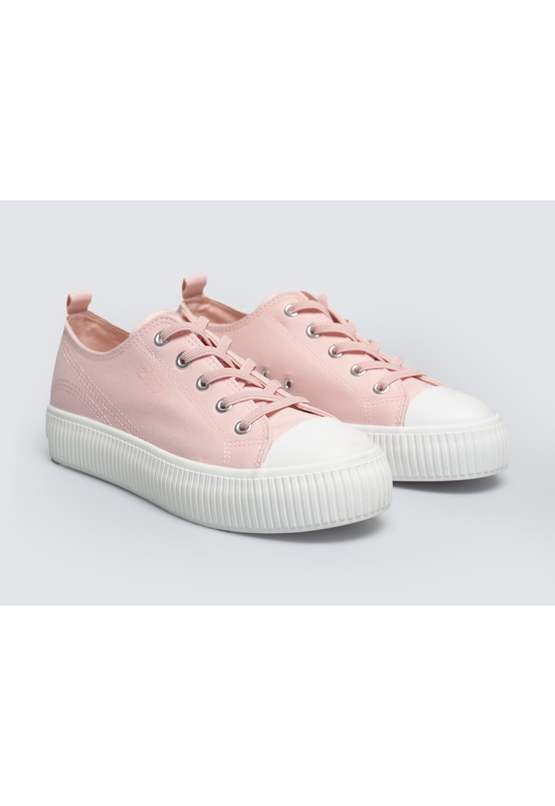 Pantofi sport din material textil cu profil jos