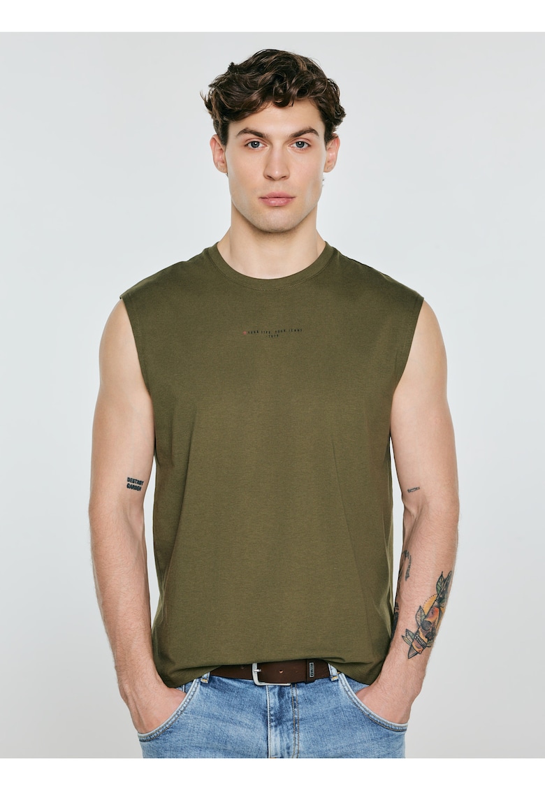 Tricou lejer uni fara maneci Irrer