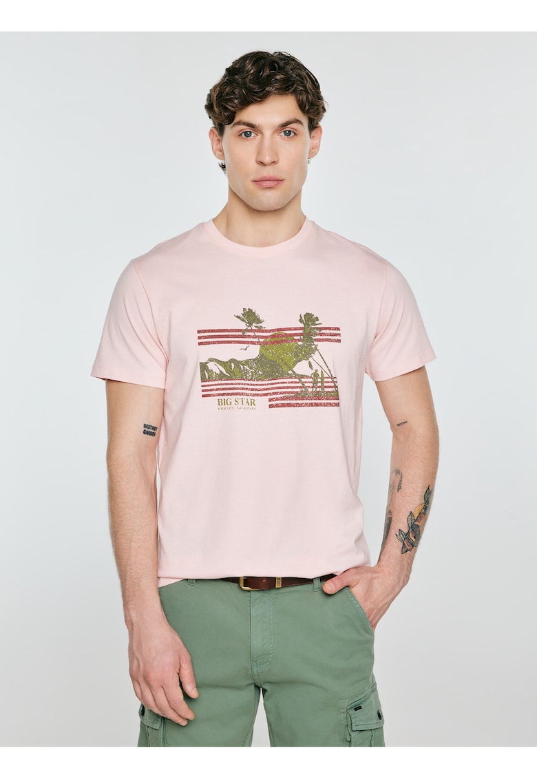 Tricou din bumbac cu imprimeu