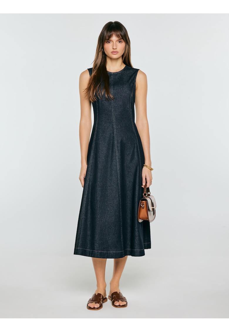 Rochie din denim fara maneci Devon 712