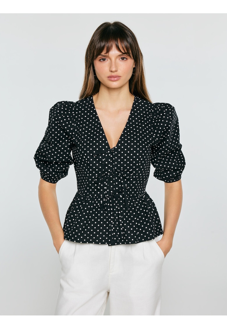 Bluza cu imprimeu cu buline Sori