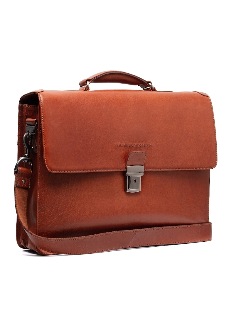 Geanta umar unisex piele naturala - 13.4 litri - Salvatore - - Coniac
