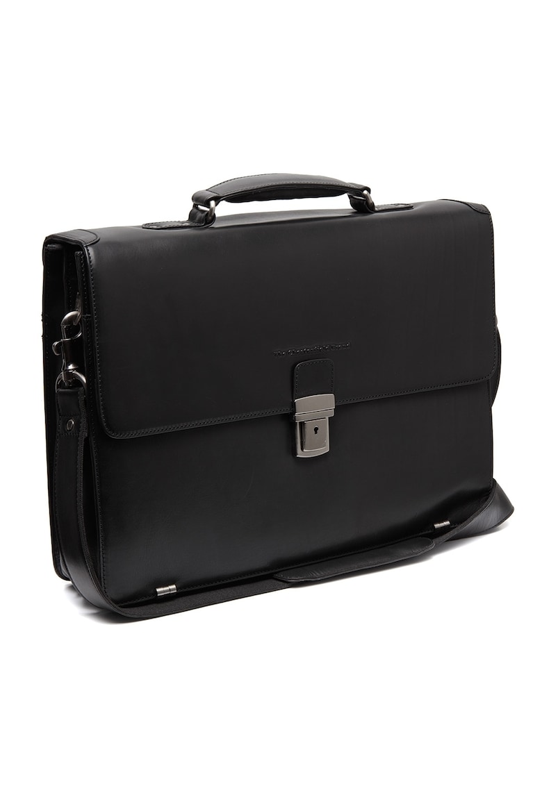 Geanta umar unisex piele naturala - 13.4 litri - Salvatore - - Negru