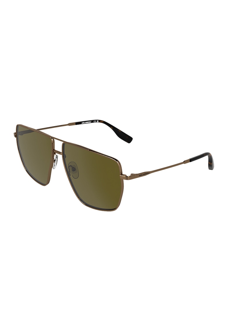 Ochelari de soare aviator cu logo discret