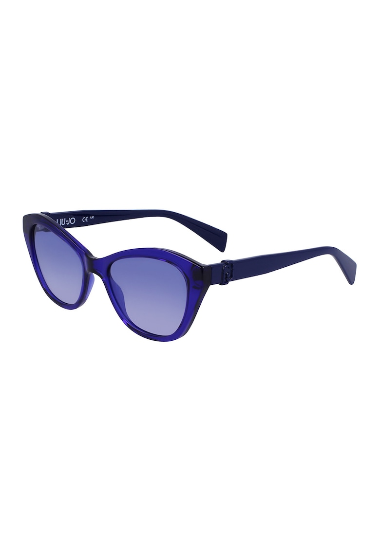 Ochelari de soare cat-eye cu lentile uni