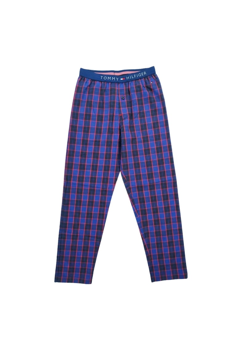 Pantaloni de pijama in carouri din bumbac -