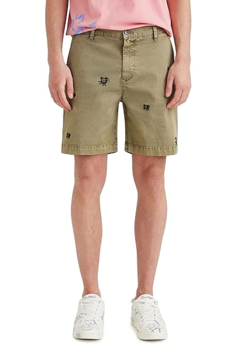 Bermude Chino cu motive brodate Alex