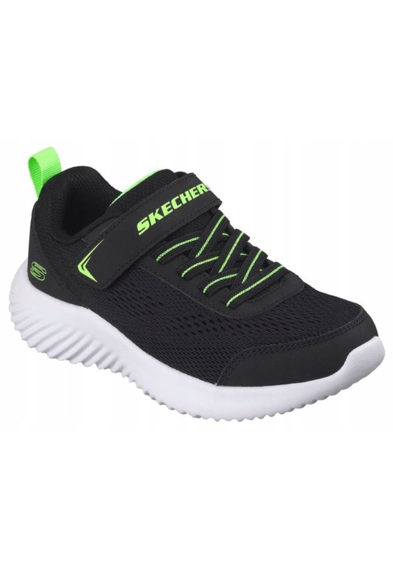 Pantofi sport 403905L-BLK cu plasa velcro pentru zi cu zi