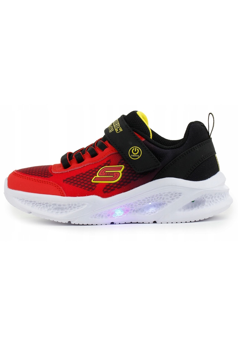 Pantofi sport cu velcro Meteor-Lights - Krendox - Rosu
