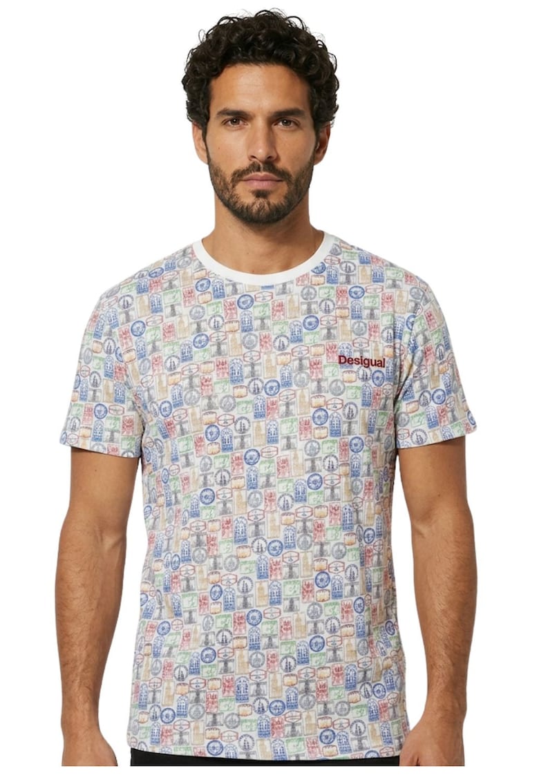 Tricou cu impriemeu grafic
