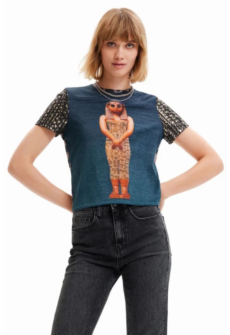Tricou cu imprimeu divers