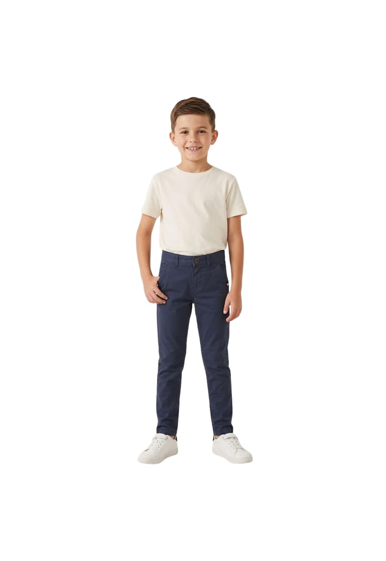 Pantaloni chino cu talie medie -