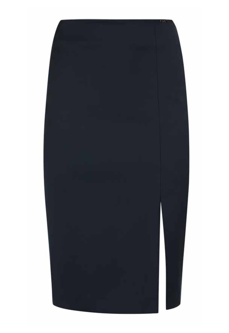 Fusta creion cu slit - Negru