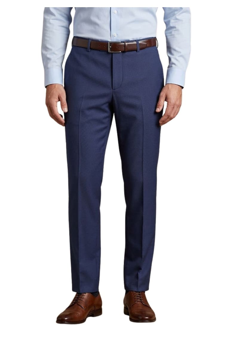 Pantaloni de costum din lana slim fit -