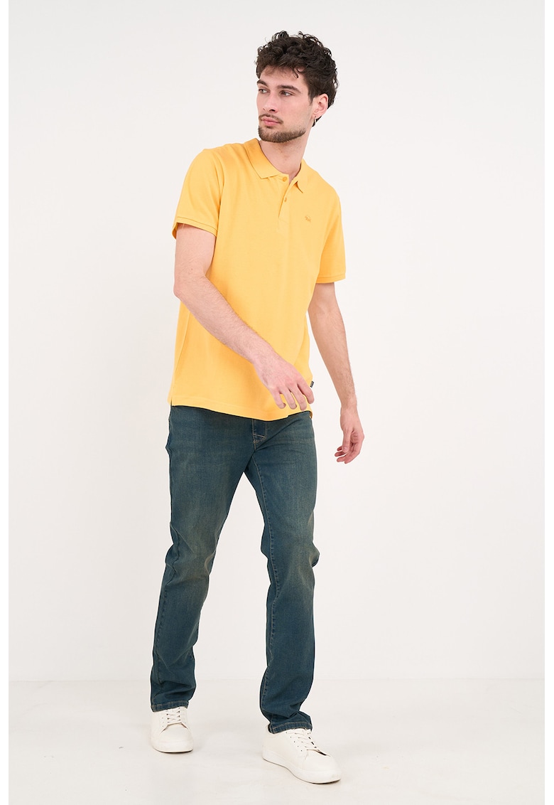 Blugi slim fit - Albastru teal