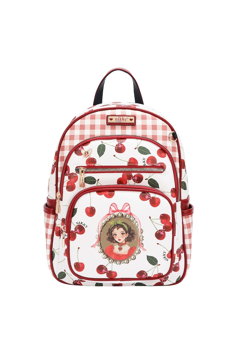 Rucsac dama CHERRY LIPS WHITE NK13159 - Universal