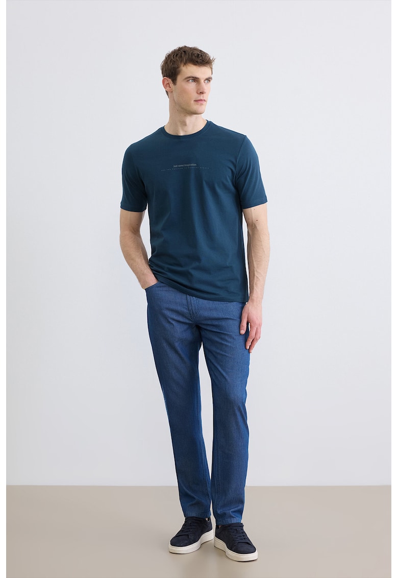 Blugi regular fit - Albastru indigo