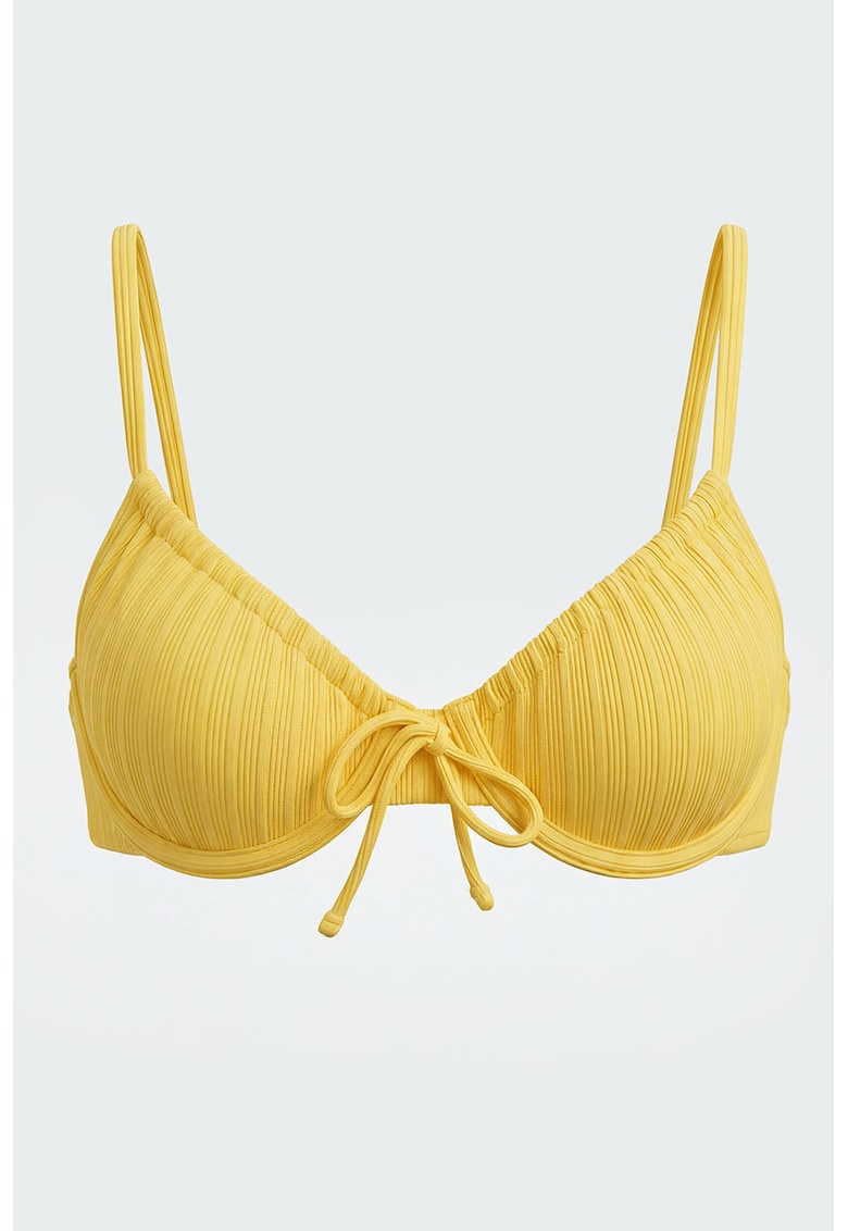 Sutien de baie cu sustinere metalica Dream - Galben