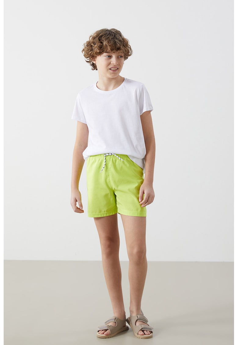 Pantaloni scurti de baie cu protectie UV - Verde electric