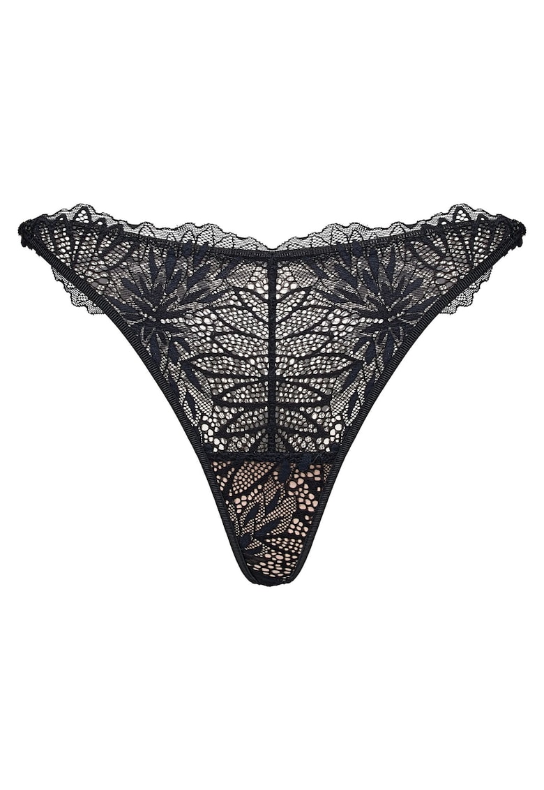 Chiloti tanga dama Celeste - Negru