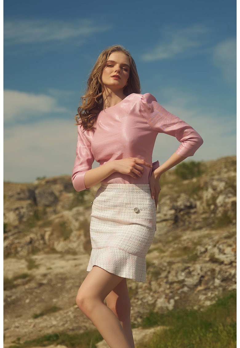 Fusta mini tip tweed - Roz
