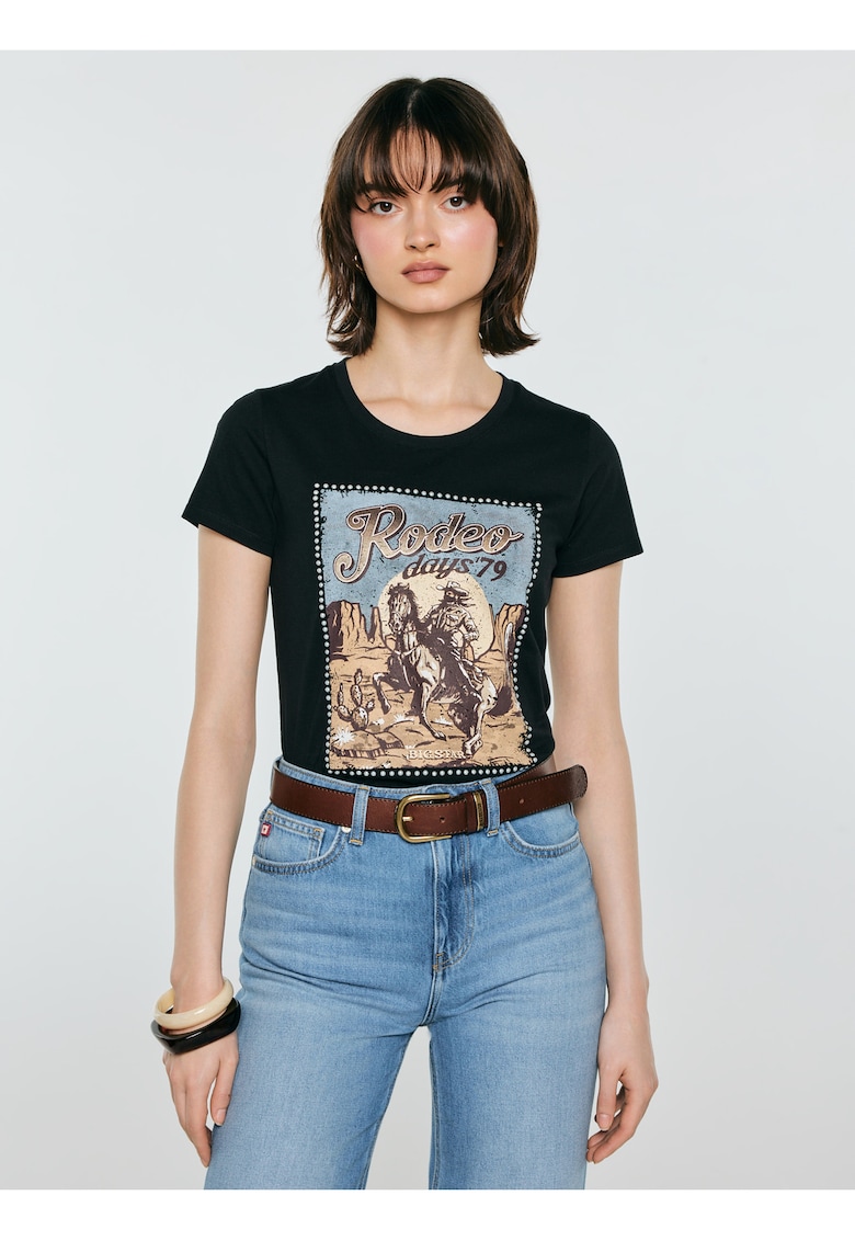 Tricou cu imprimeu grafic Erellsa