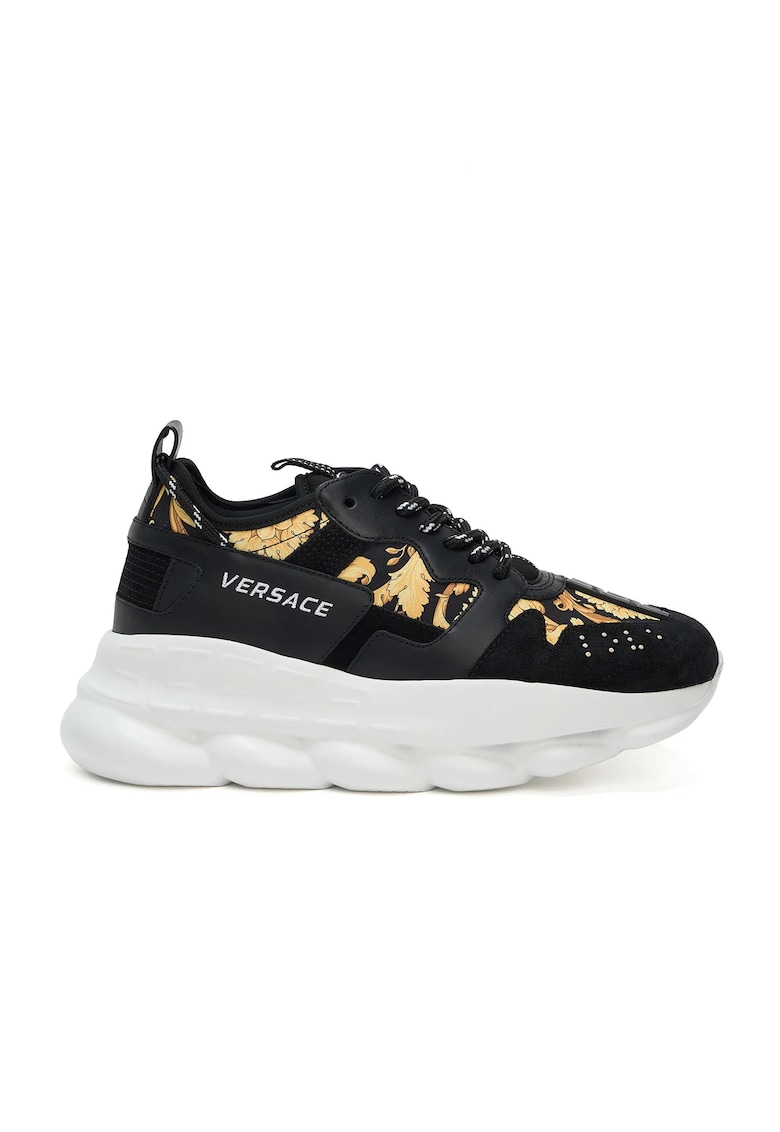 Chain Reaction V2 Black Barocco Man Sneakers - Auriu/Negru