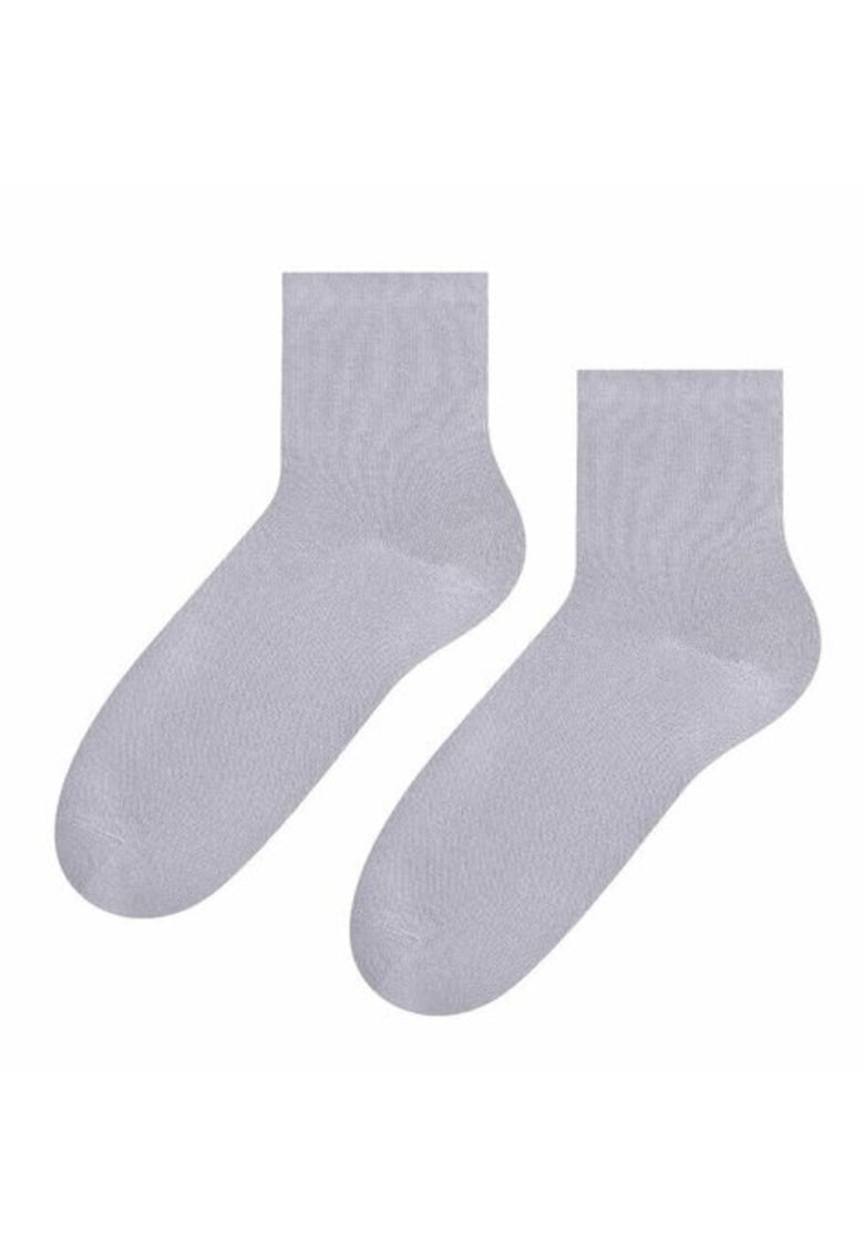 Sosete bumbac simple S037 - Gri deschis