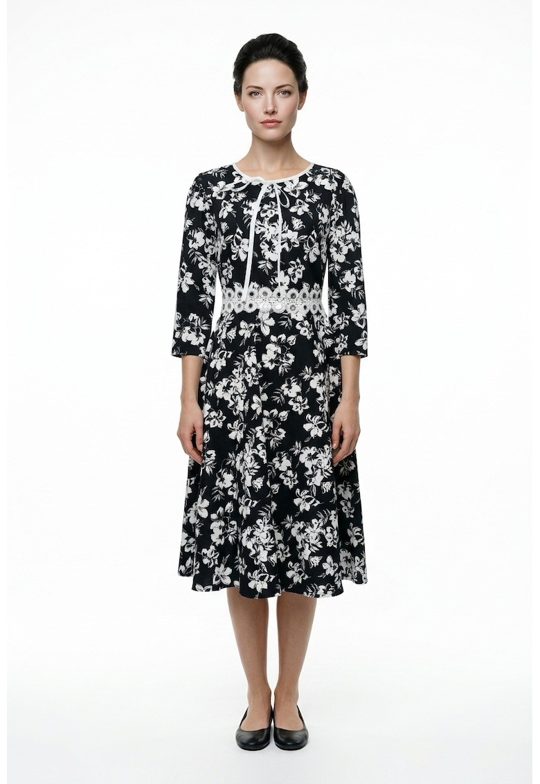 Rochie cu model floral Lorenza