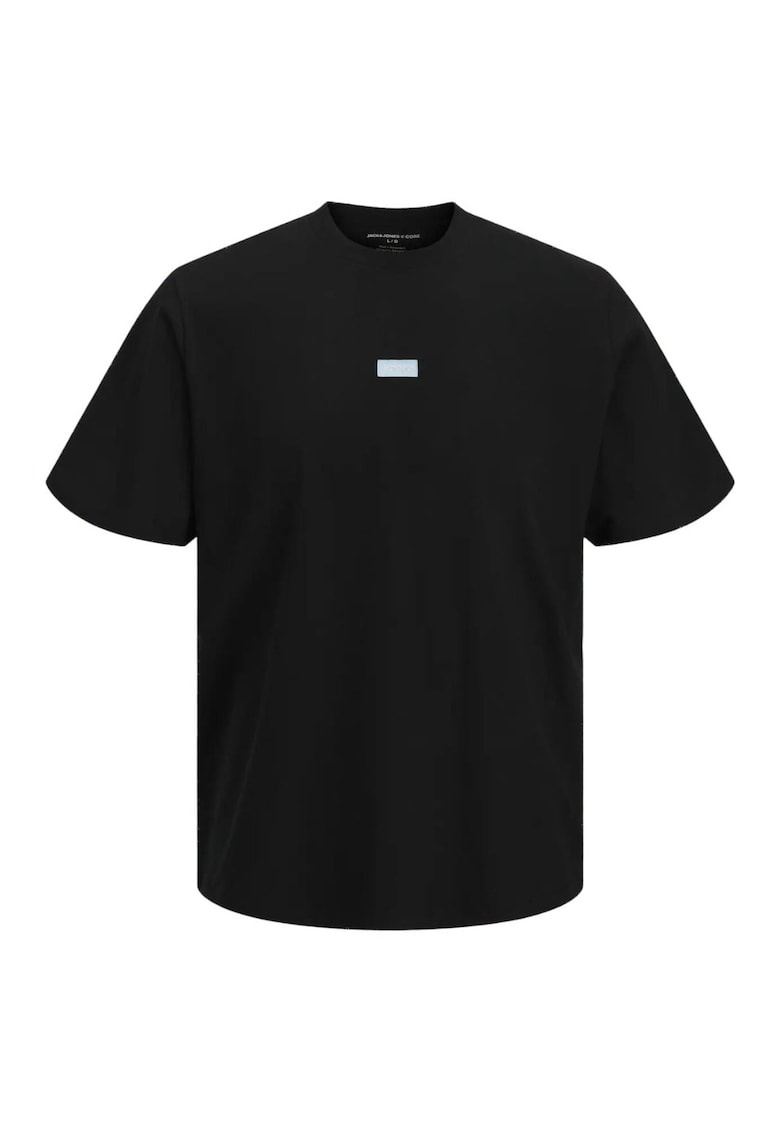 Tricou JACK &JONES Club Badge 60237 - Negru