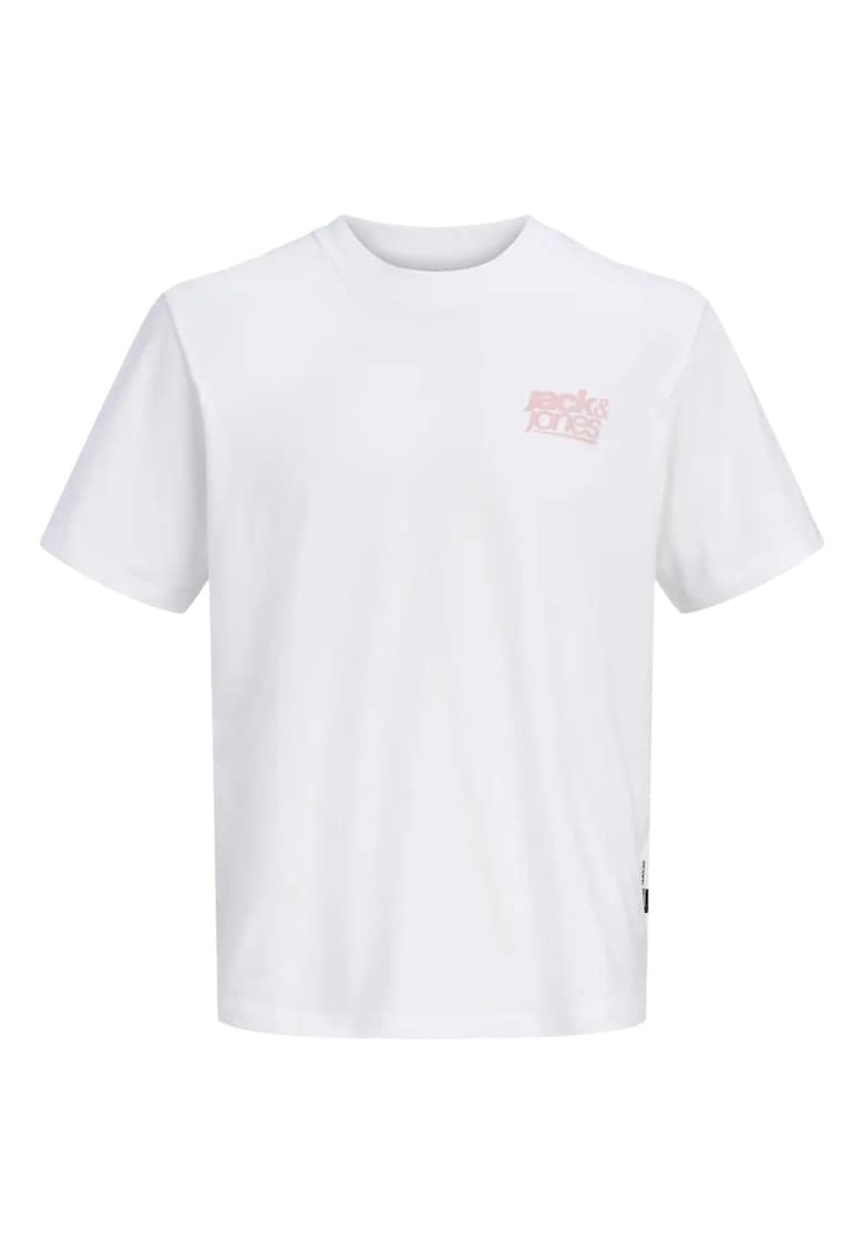 Tricou JACK &JONES Club Back Photo 60232 - Alb