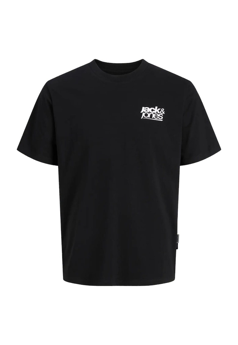Tricou JACK &JONES Club Back Photo 60227 - Negru