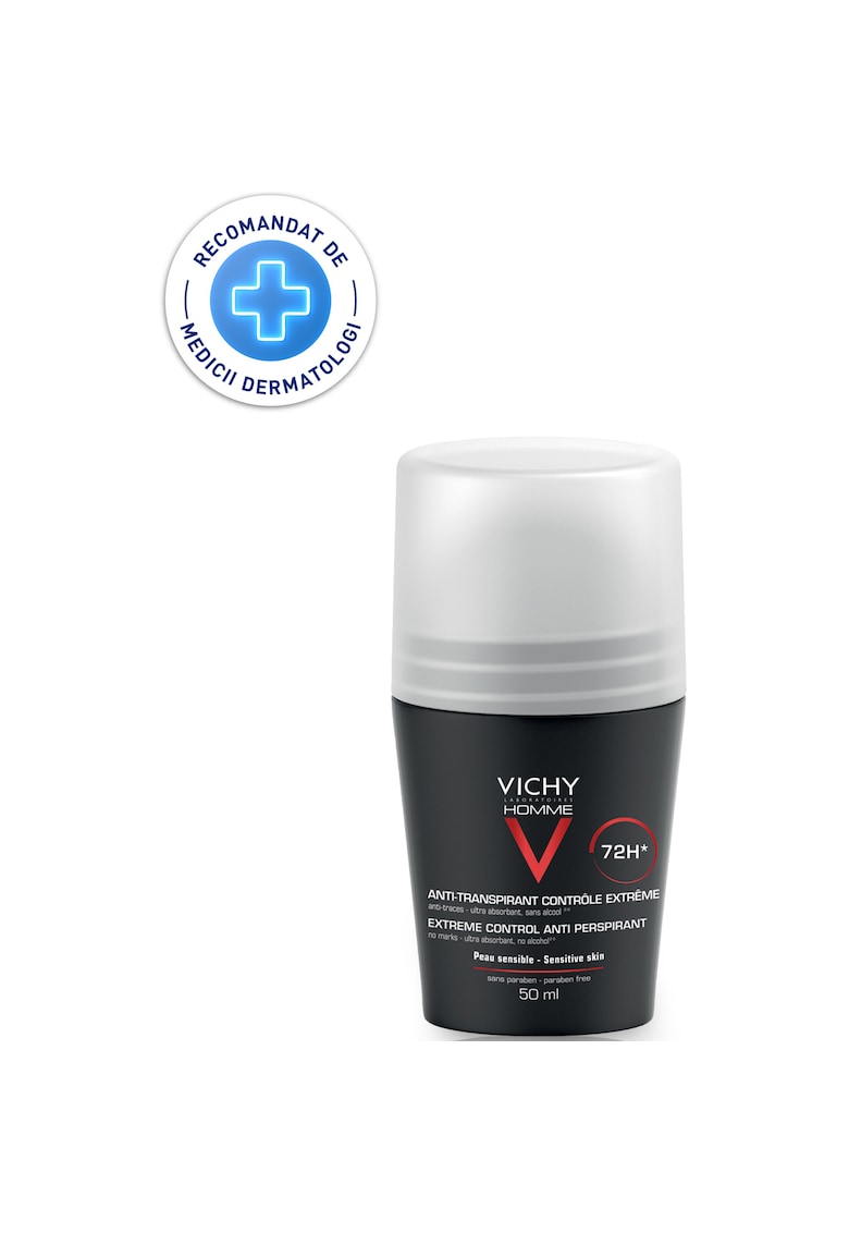 Deodorant roll-on Homme pentru barbati - cu efect de lunga durata Control Extrem - 72h - 50 ml