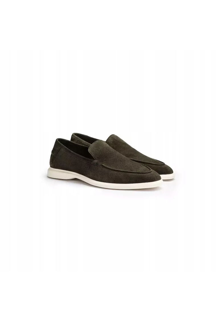 barbati Stride Flex - piele intoarsa - Maro